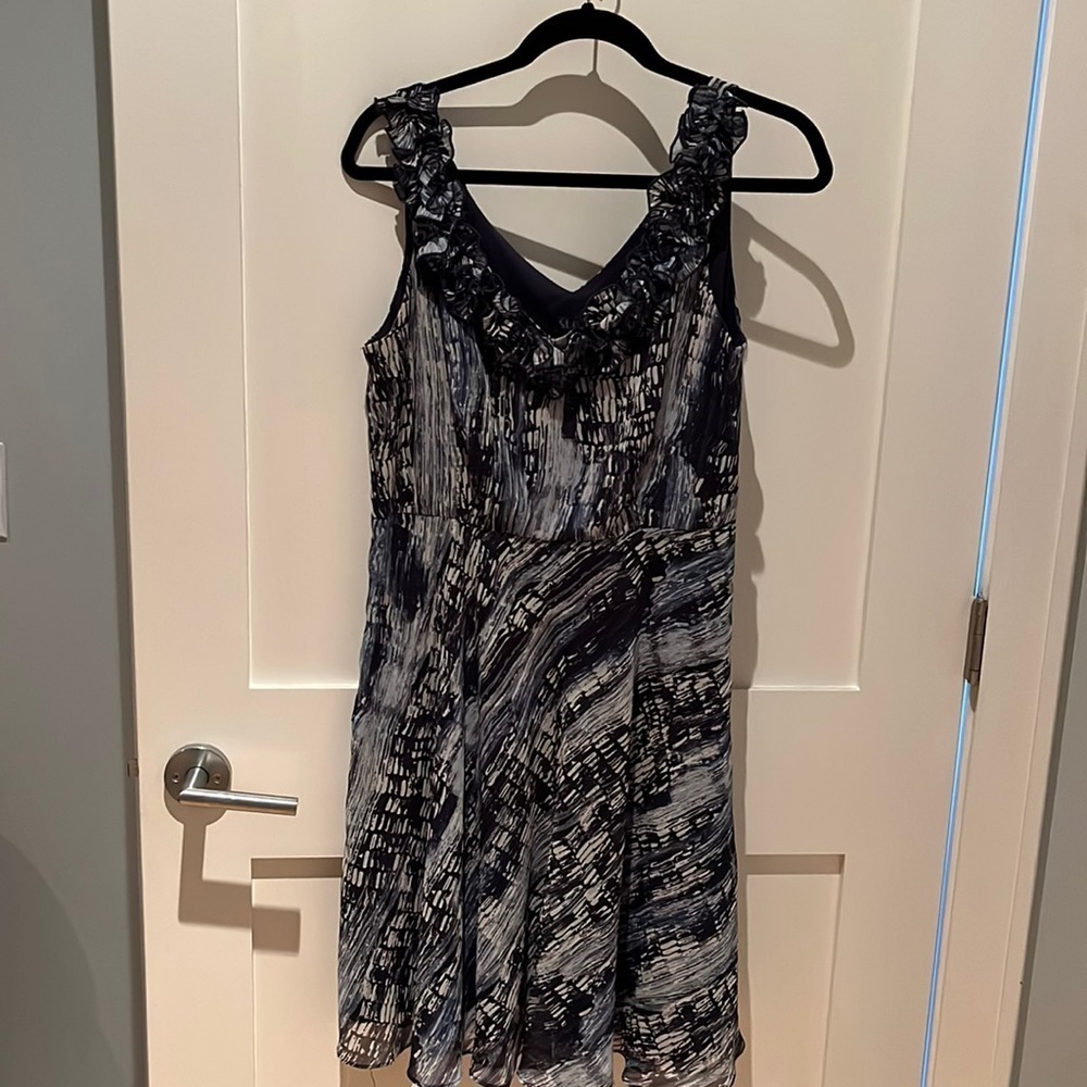 SL FASHION navy blue dress